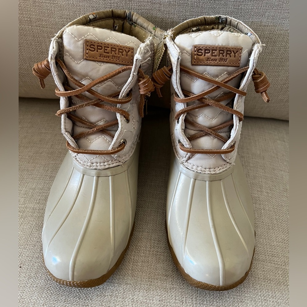 Sperry Saltwater Duck Boots- size 7 Women